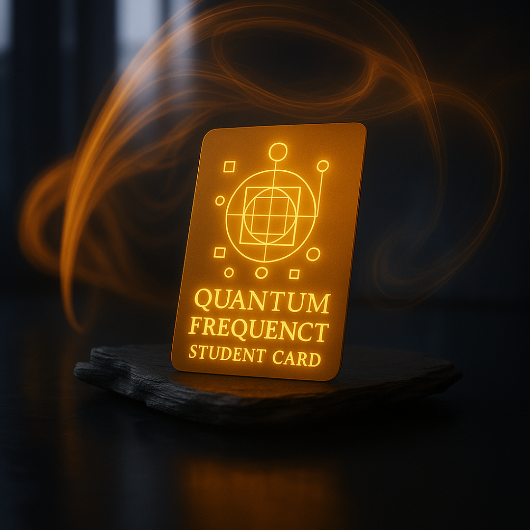 Quantum Frequency Healing Card for Student Success and Great Career