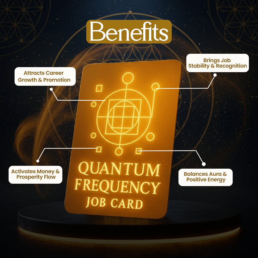Quantum Frequency Healing Card for Jobs and Promotion – Custom Designed for You