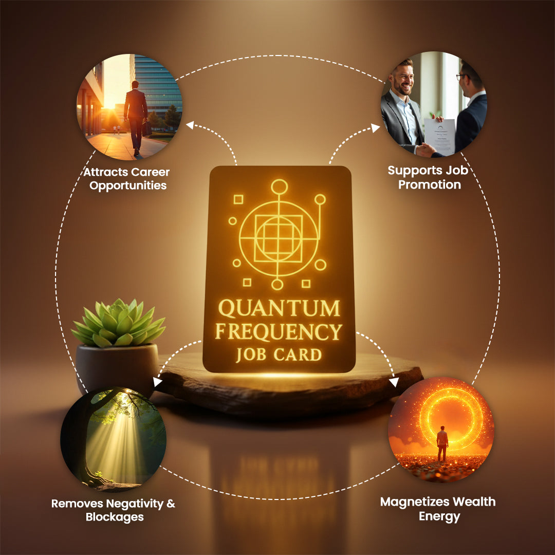 Quantum Frequency Healing Card for Jobs and Promotion – Custom Designed for You