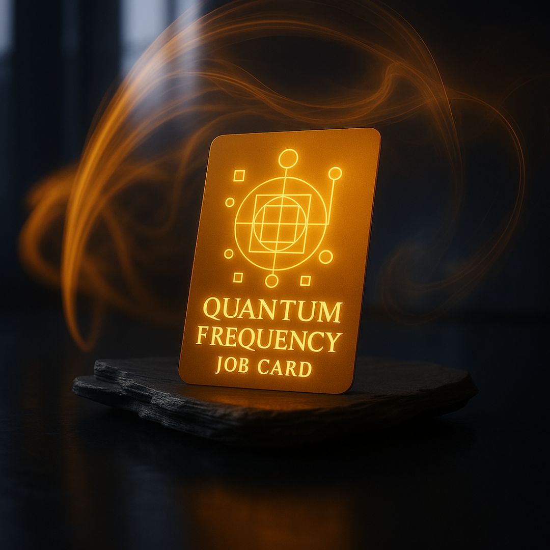 Quantum Frequency Healing Card for Jobs and Promotion – Custom Designed for You