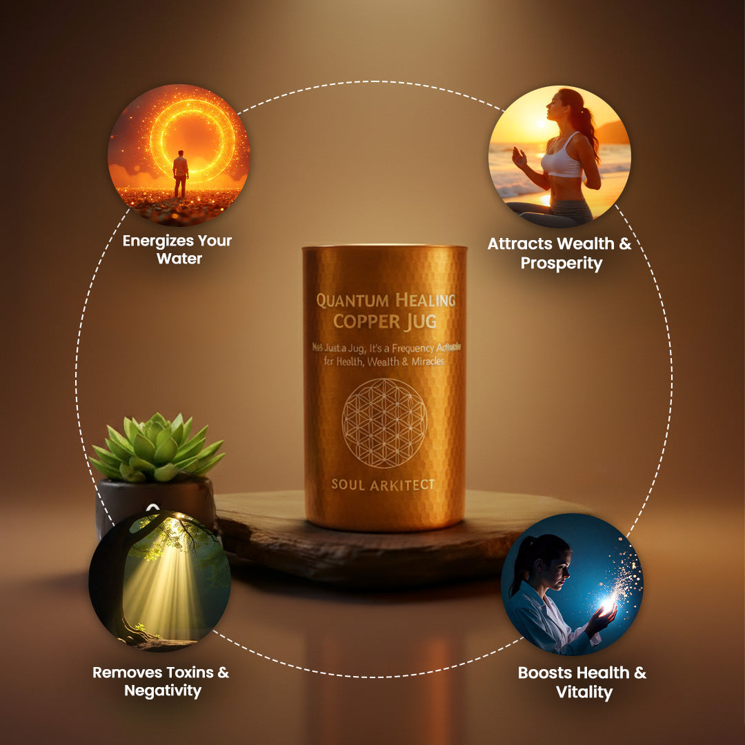 Quantum Frequency Healing Copper Jug for Wealth, Health and Success – Custom Designed for You