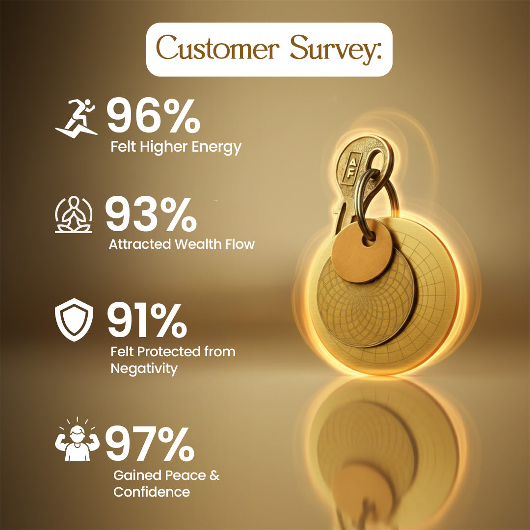 Quantum Frequency Healing Key Ring for Wealth, Health & Success – Custom Made for Your Success